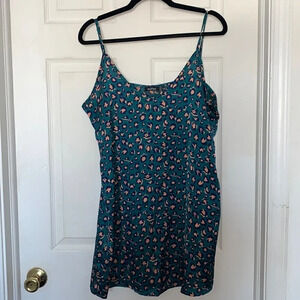 BooHoo Cheetah Slip Dress 